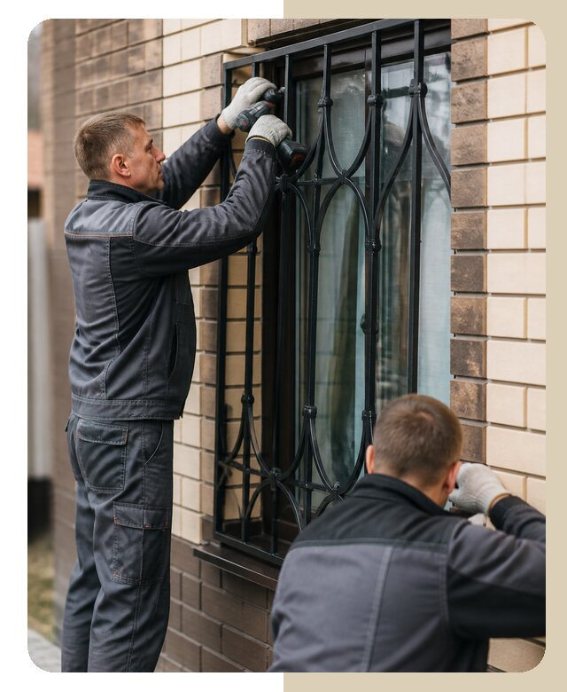 Установка решеток в дом в Заволжье по цене от 3564 р. | ДвериЛегко-Звл